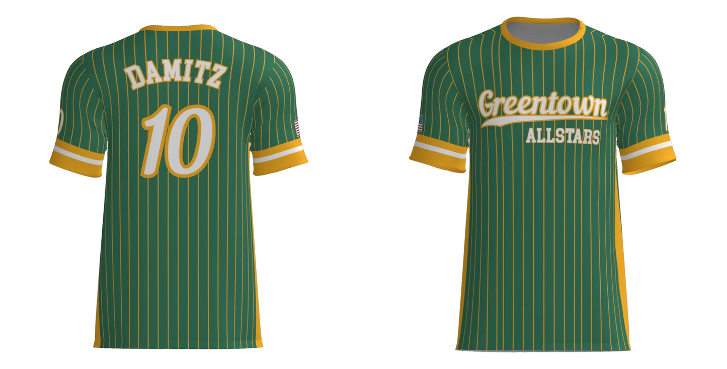 8U GREEN TEAM JERSEY