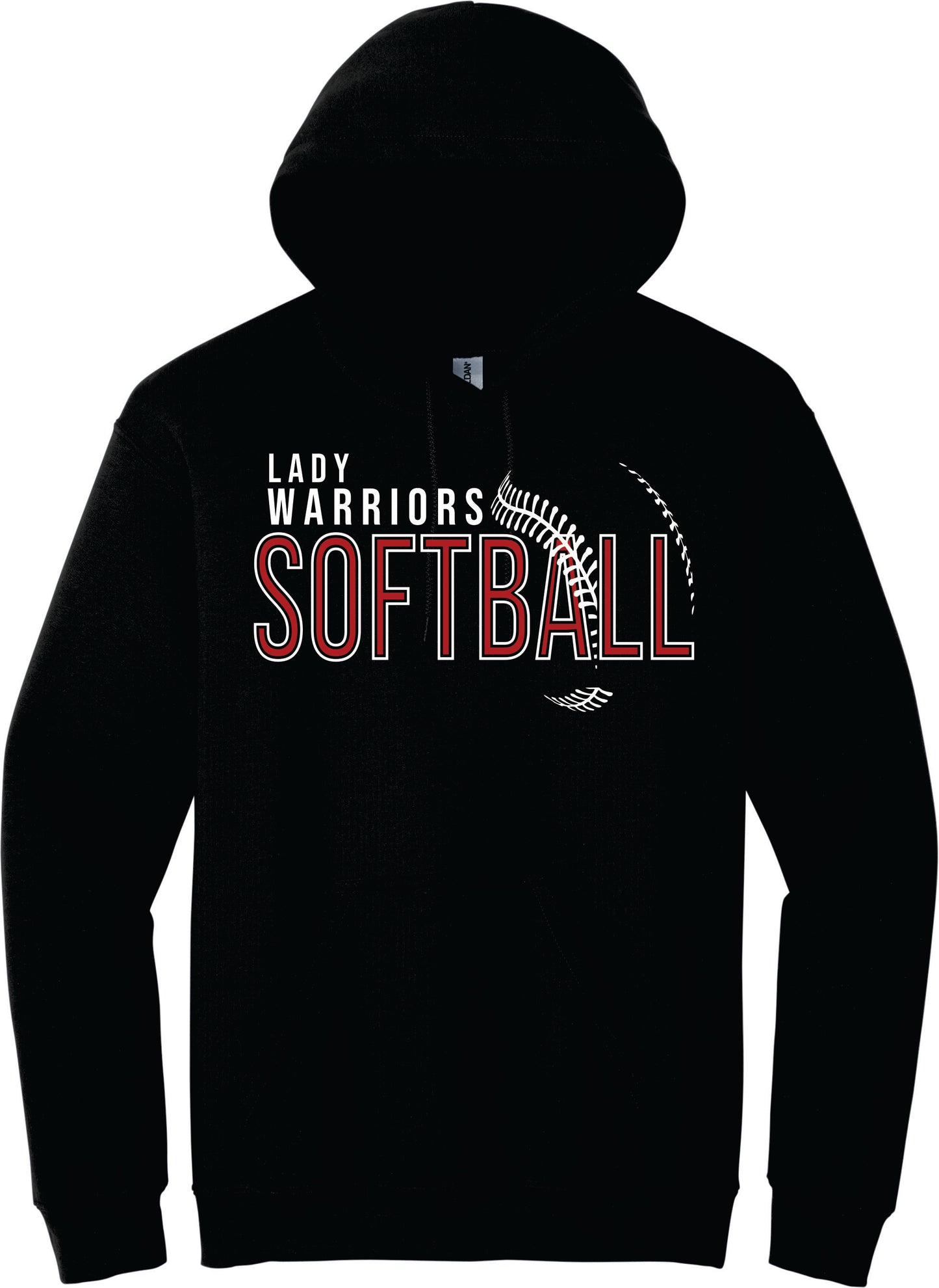 2026 GIRLS SOFTBALL COTTON HOODY 2