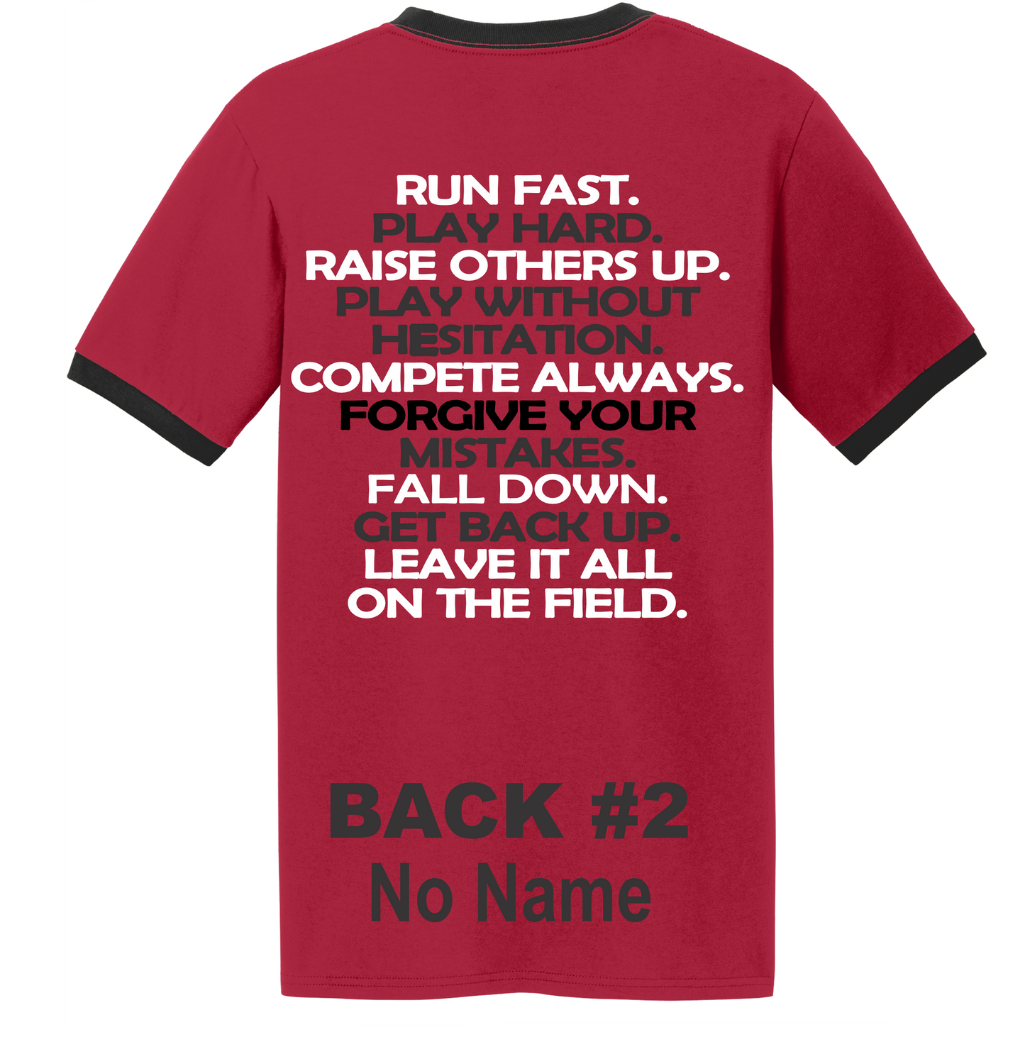 Red Port & Company® Retro Core Cotton Ringer Tee S-3X (6 AVAILABLE DESIGNS)