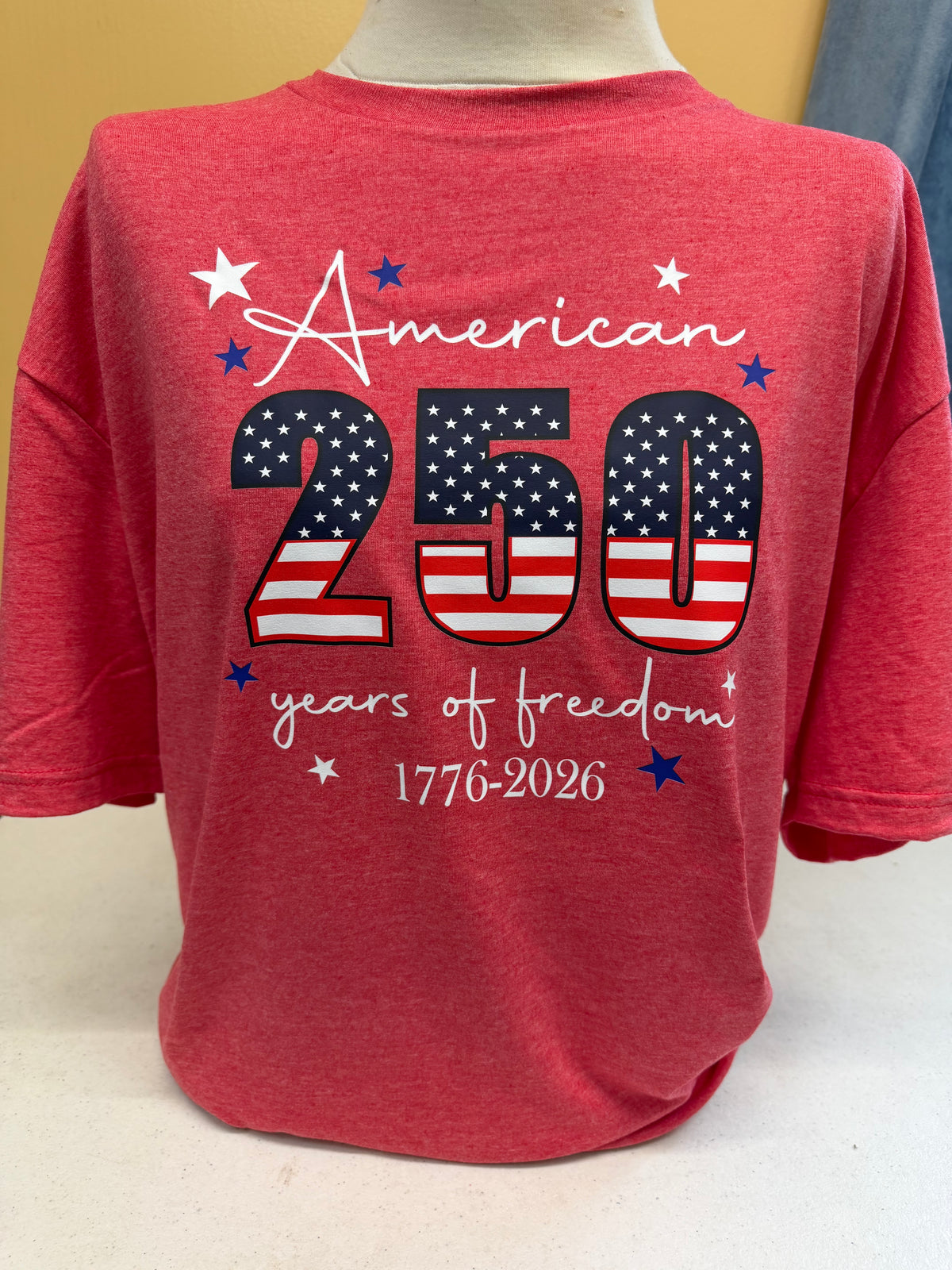 Red America 250 Short Sleeve T-Shirt