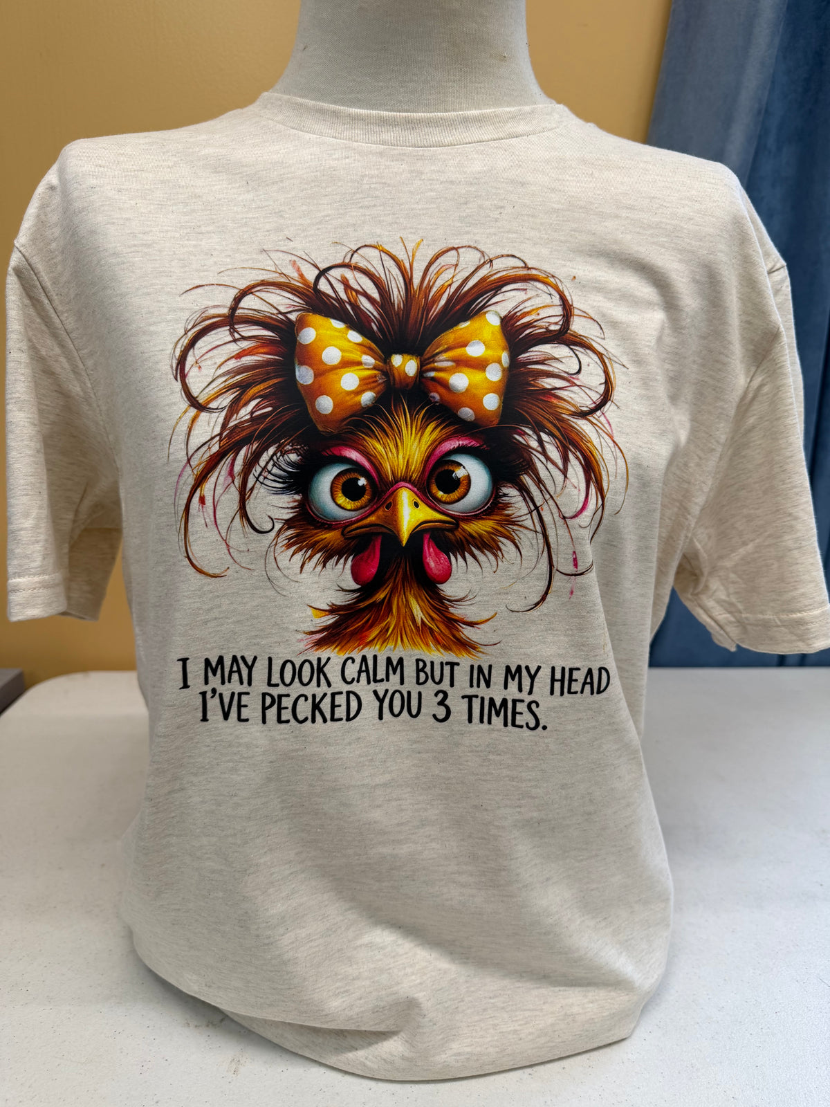 Crazy Chicken T-Shirt SM-3X