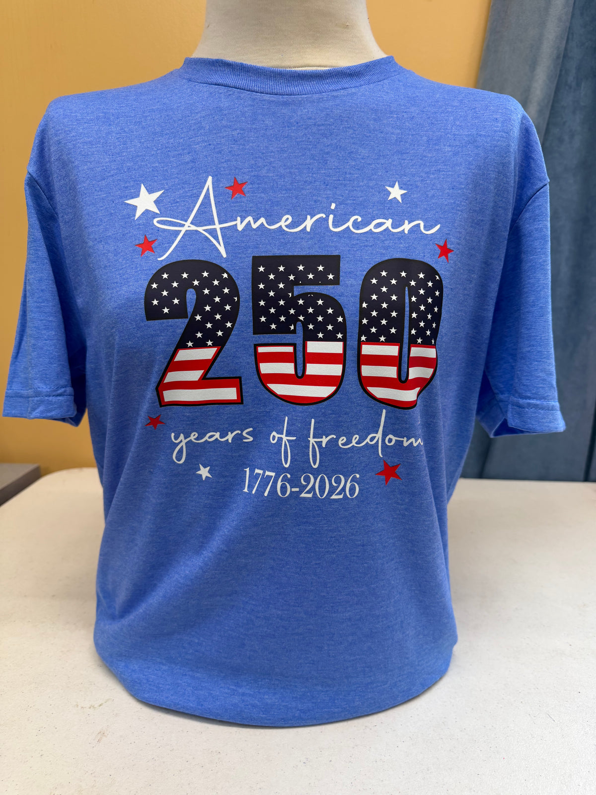 Blue America 250 Short Sleeve T-Shirt