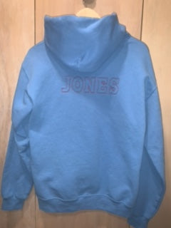 (Embroidered Design) JZ342 JERZEES® 996MR NuBlend® Unisex Hooded Sweatshirt