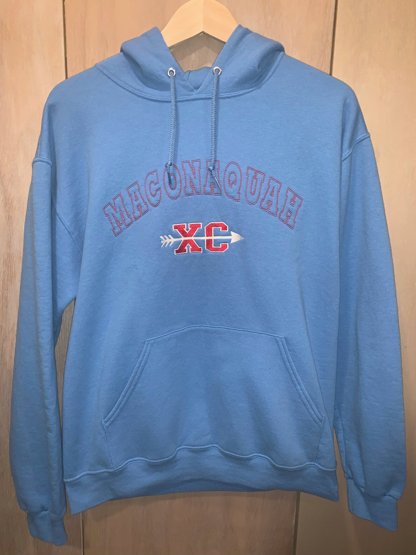 (Embroidered Design) JZ342 JERZEES® 996MR NuBlend® Unisex Hooded Sweatshirt