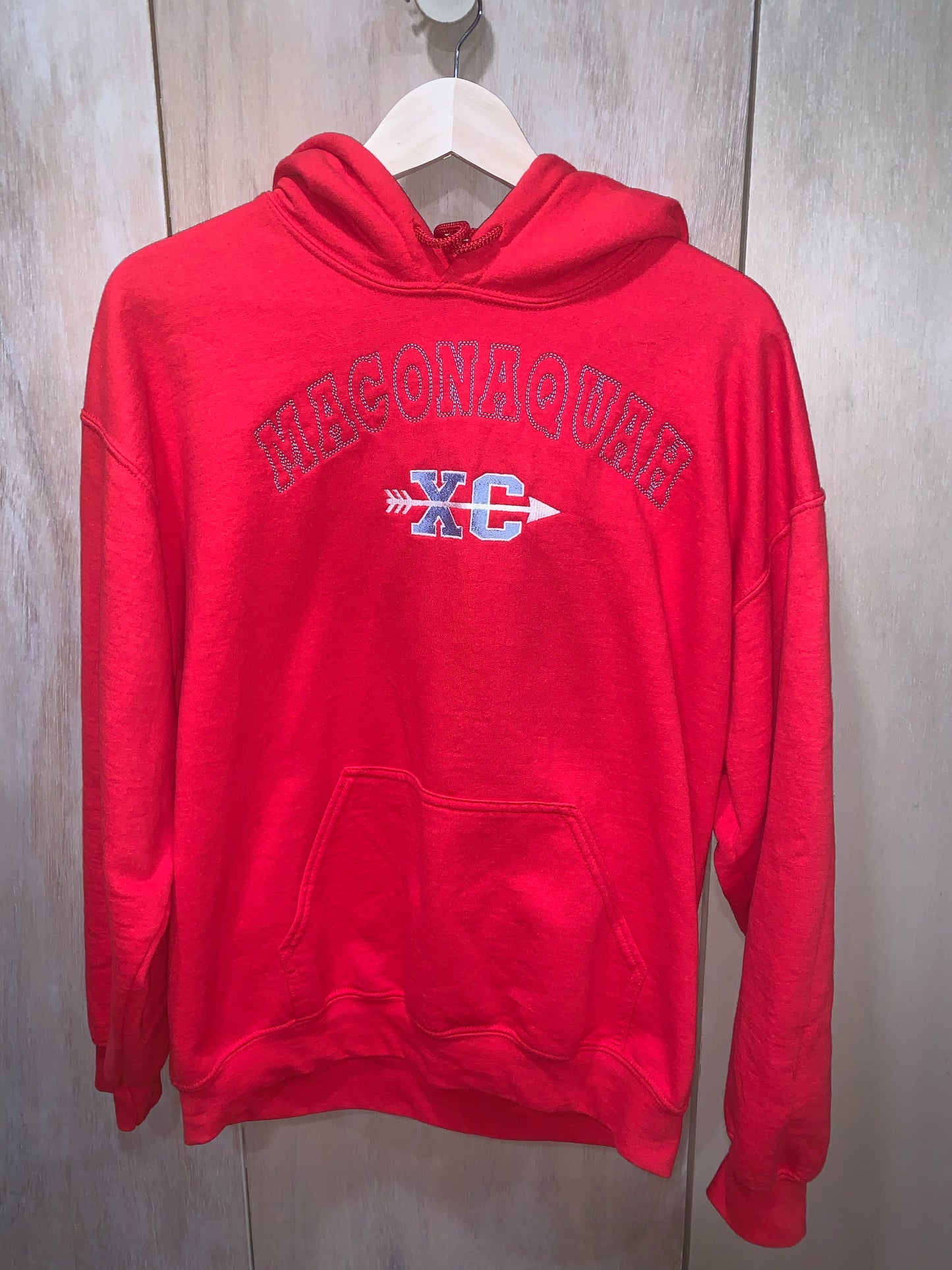 (Embroidered Design) JZ342 JERZEES® 996MR NuBlend® Unisex Hooded Sweatshirt