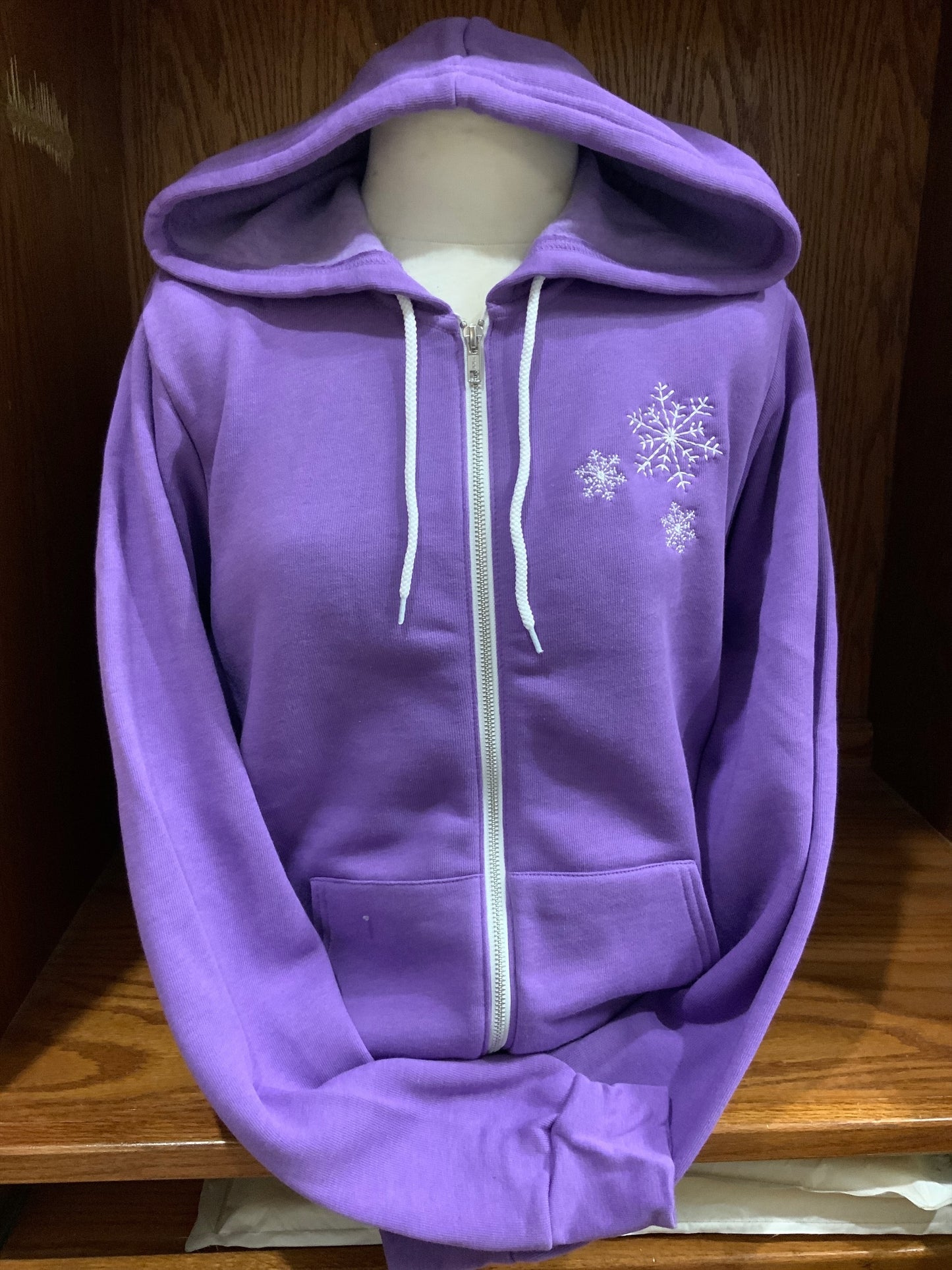 Purple Penguin Zip Hoodie S-4X