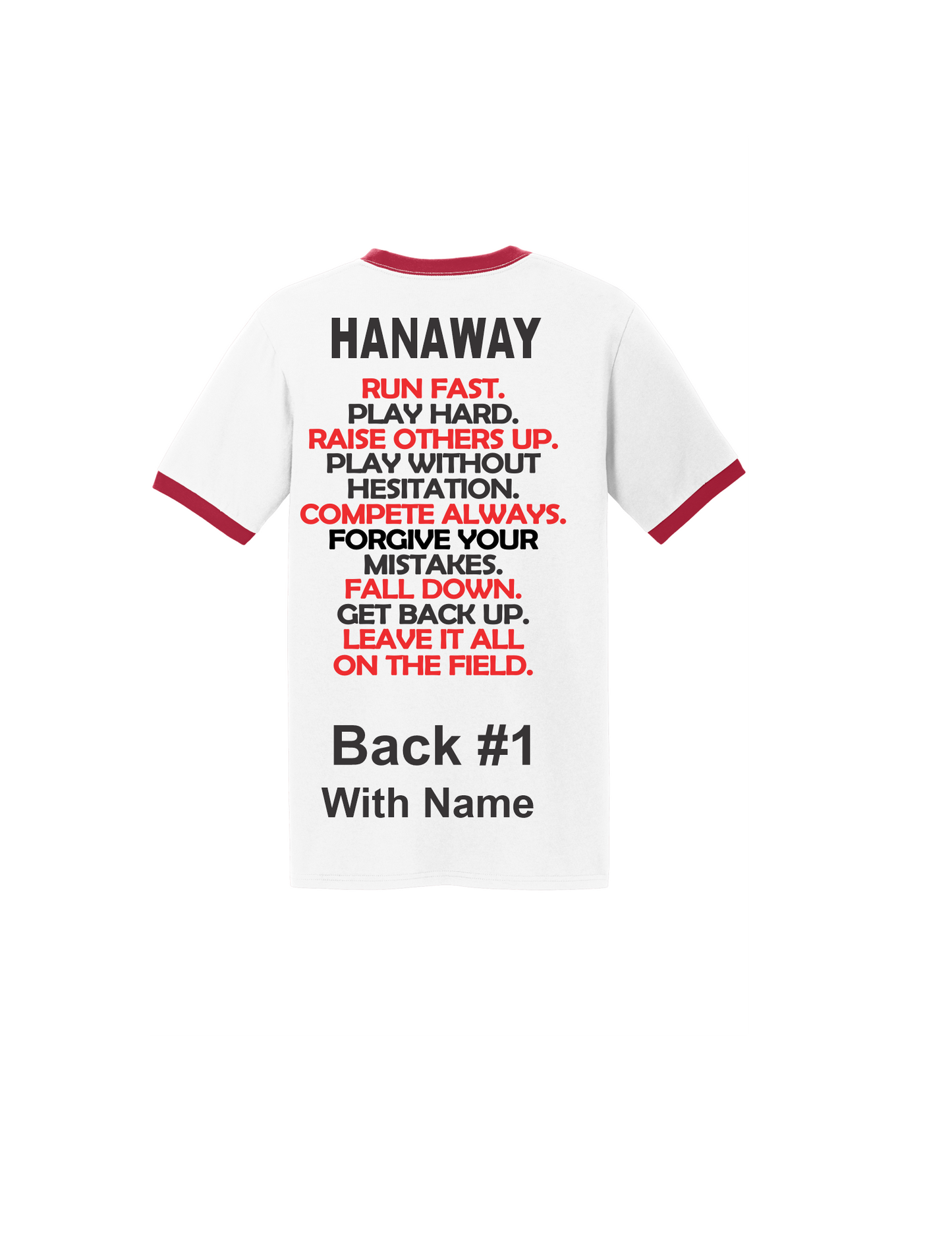 White Port & Company® Retro Core Cotton Ringer Tee S-3X (5 AVAILABLE DESIGNS)