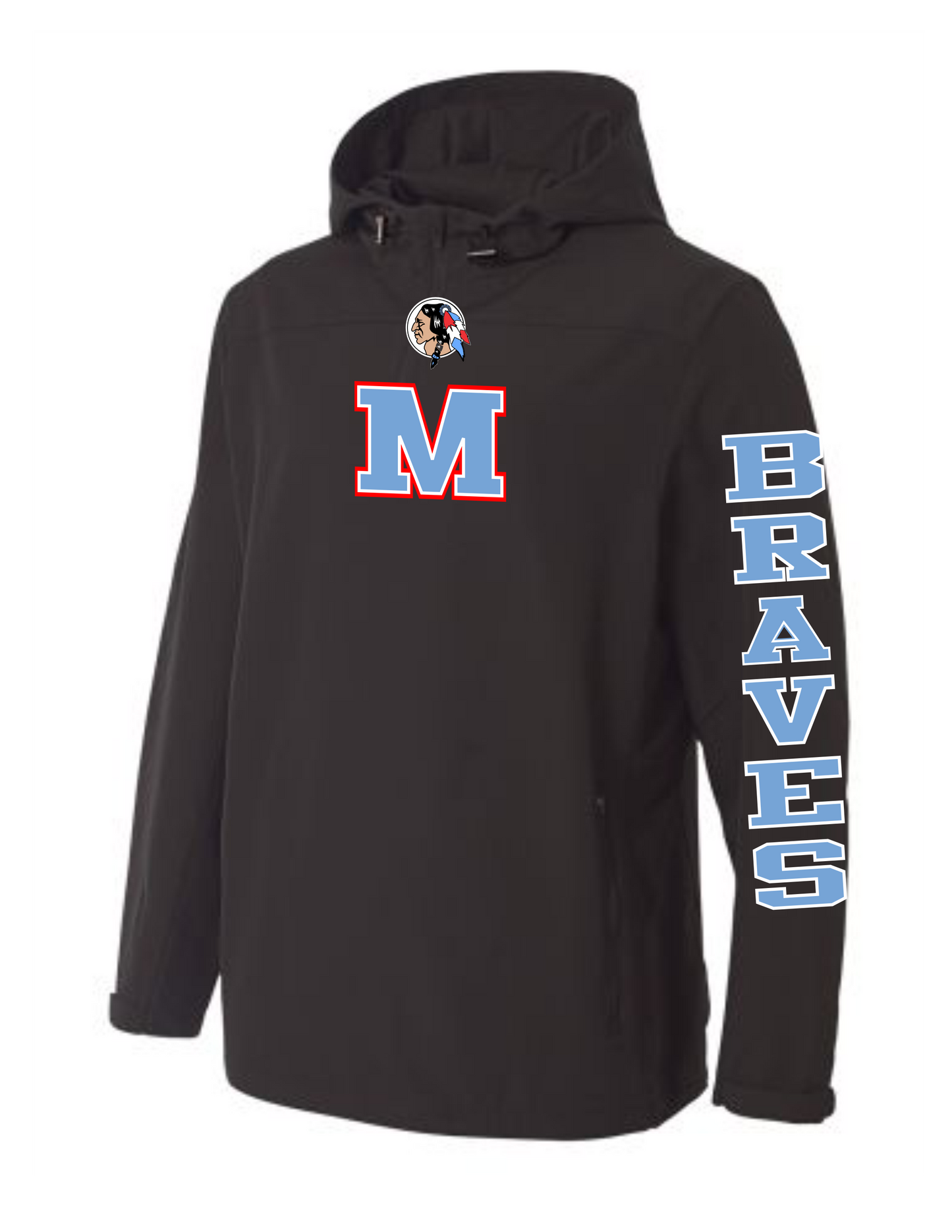 A4435 A4® N4263 Quarter Zip Force Windbreaker