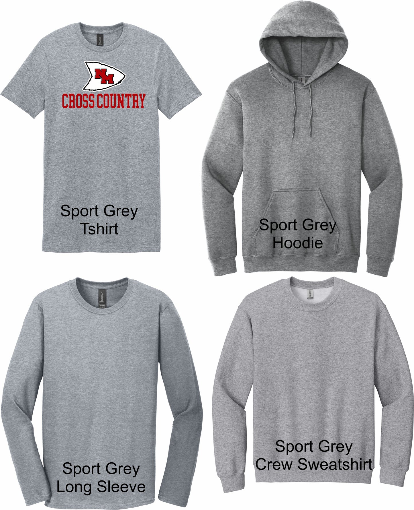 2025 Cross Country Garments in Sport Grey