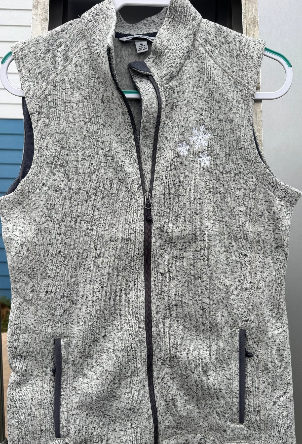 Grey Flower (Sweater) Vest SM-4X