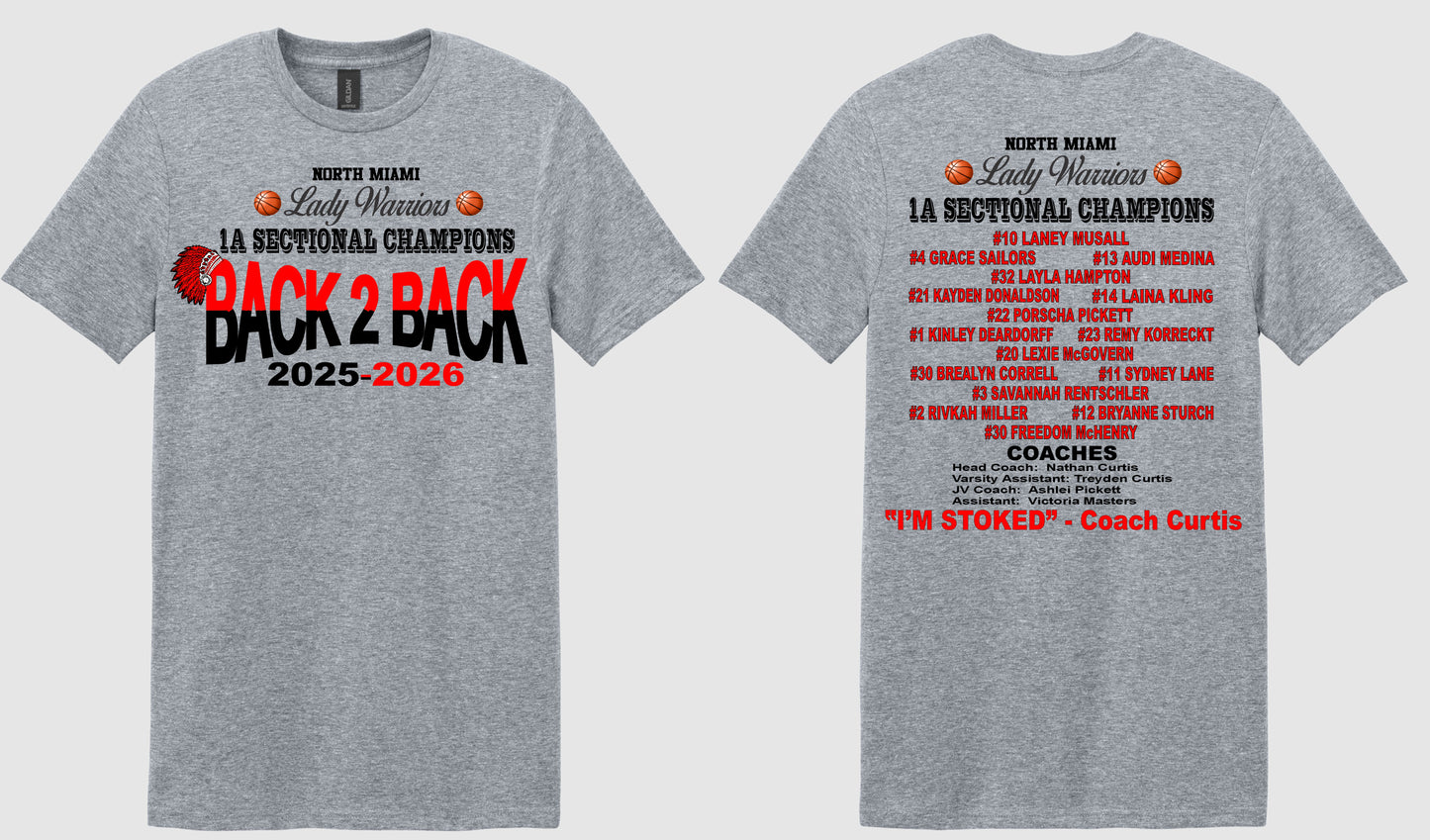 2026 LADY WARRIORS SECTIONAL CHAMPIONSHIP T-SHIRT