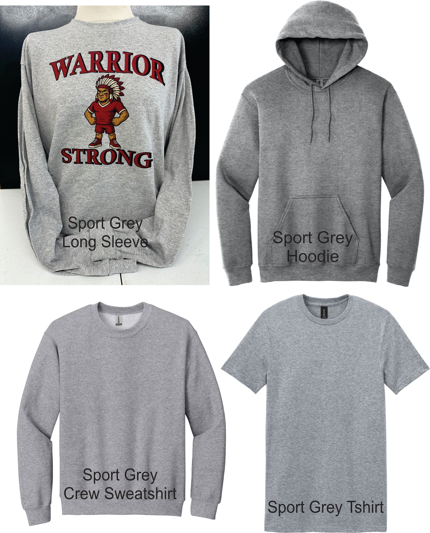 2025 WARRIOR STRONG GREY