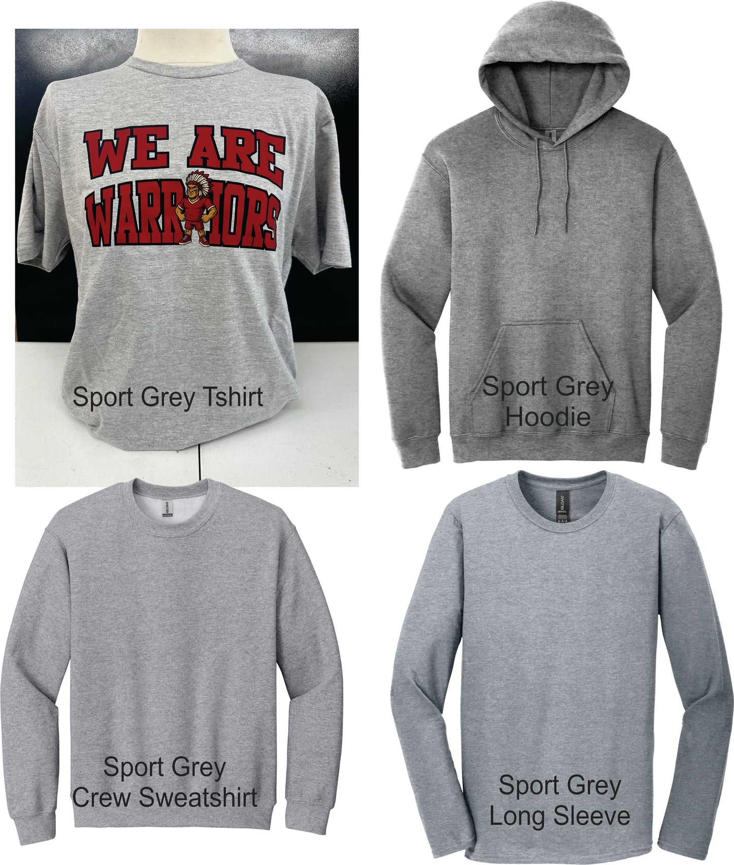 2025 WE ARE WARRIORS GREY