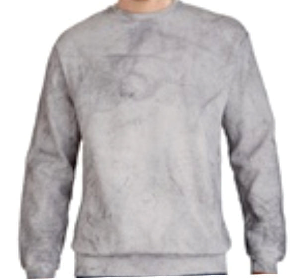 FADED BLACK MARBLED CREW SWEATSHIRT