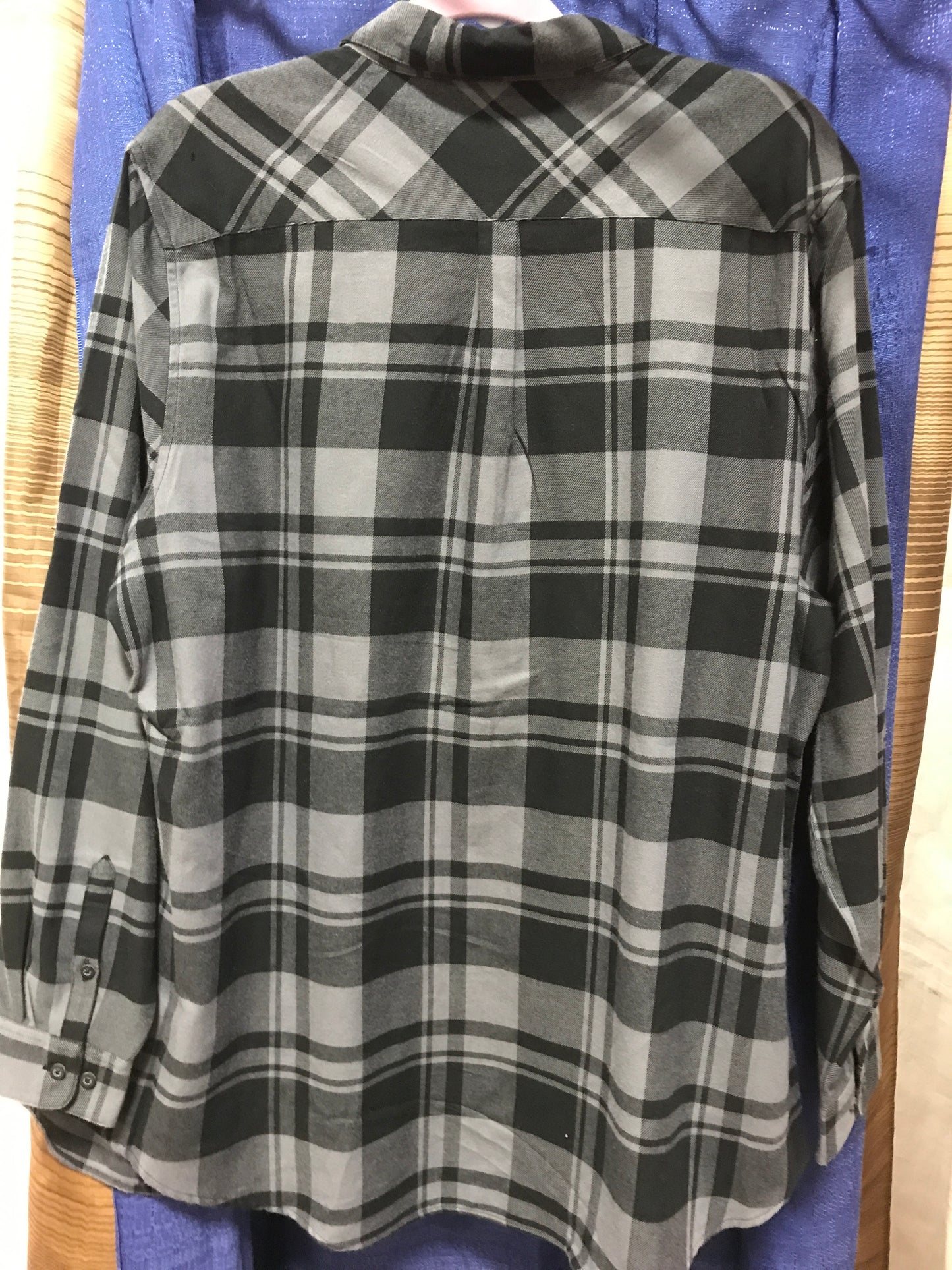 Grey/Black Flannel Shirt SM-4X