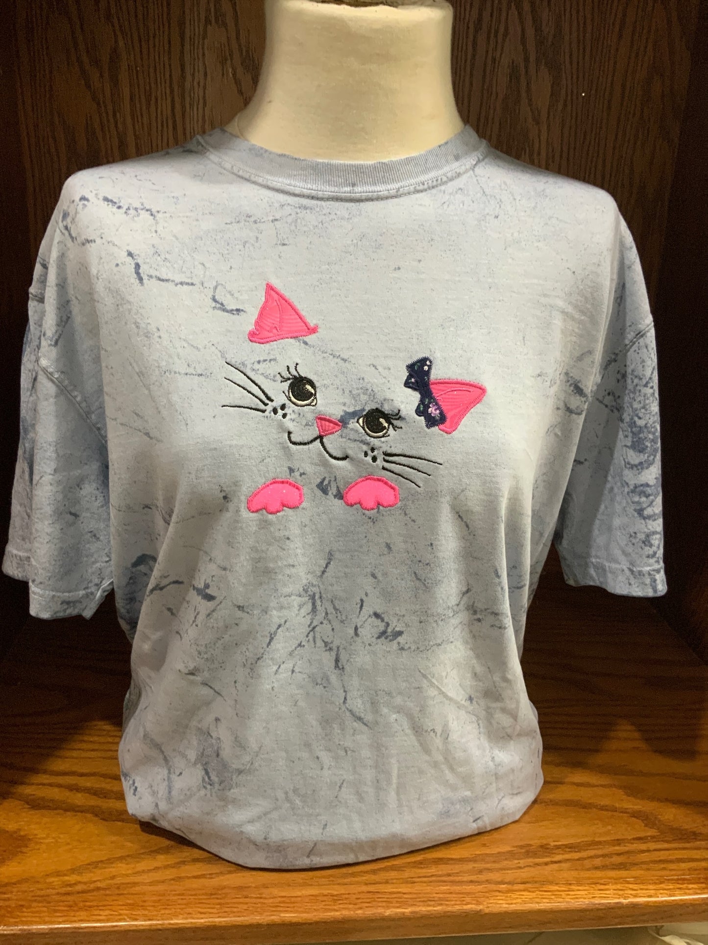 Kitty Marbled T-Shirt S-2X