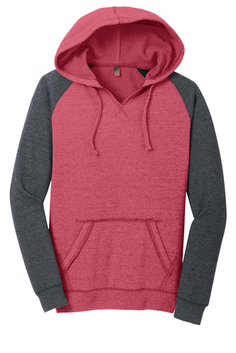 RED/BLACK LADIES HOODY