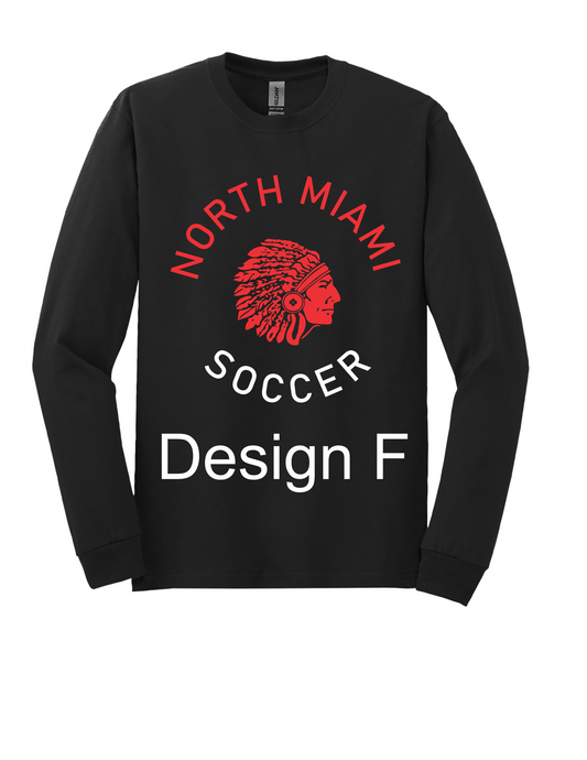 Black Port & Company® Long Sleeve Fan Favorite™ Tee S-3X (6 AVAILABLE DESIGNS)