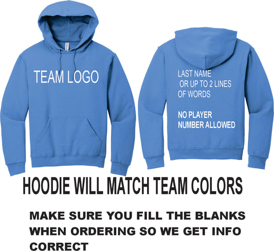 COACH PITCH TEAM HOODIE SWEATSHIRT