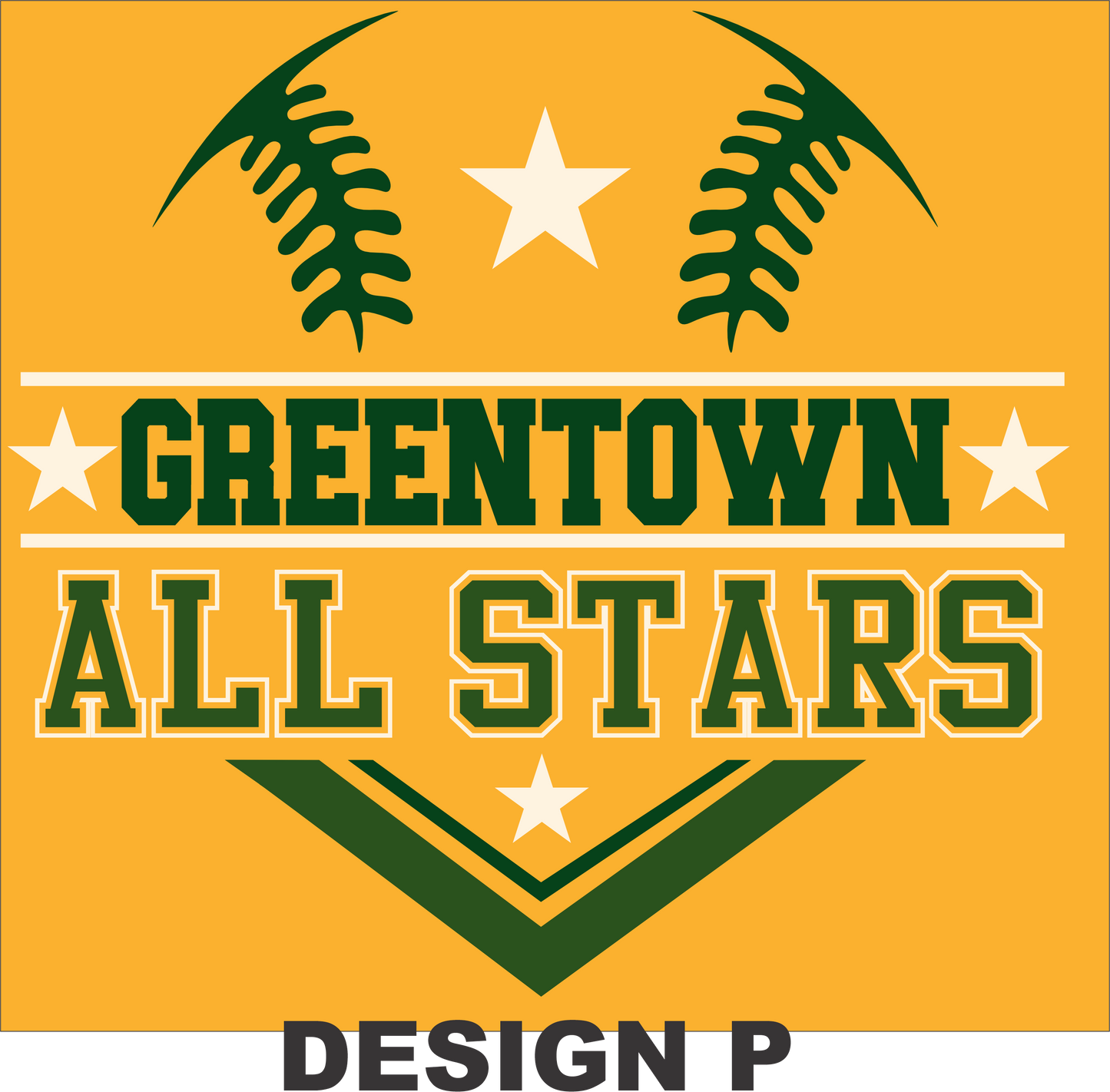 GREENTOWN ALL -STAR (DRI FIT)  T-SHIRTS