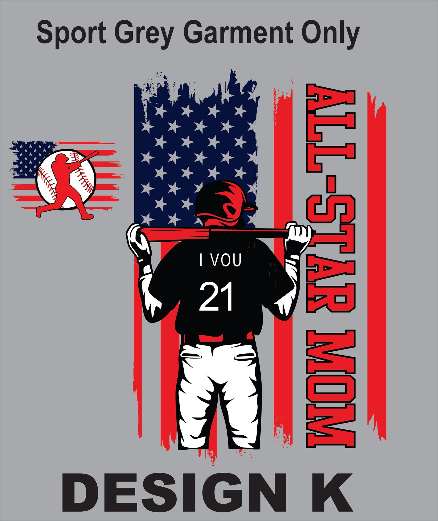 SPIRITWEAR (COTTON) T-SHIRT FOR BASEBALL