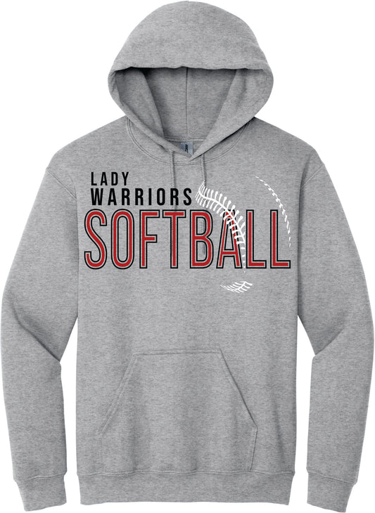 2026 GIRLS SOFTBALL COTTON HOODY 2
