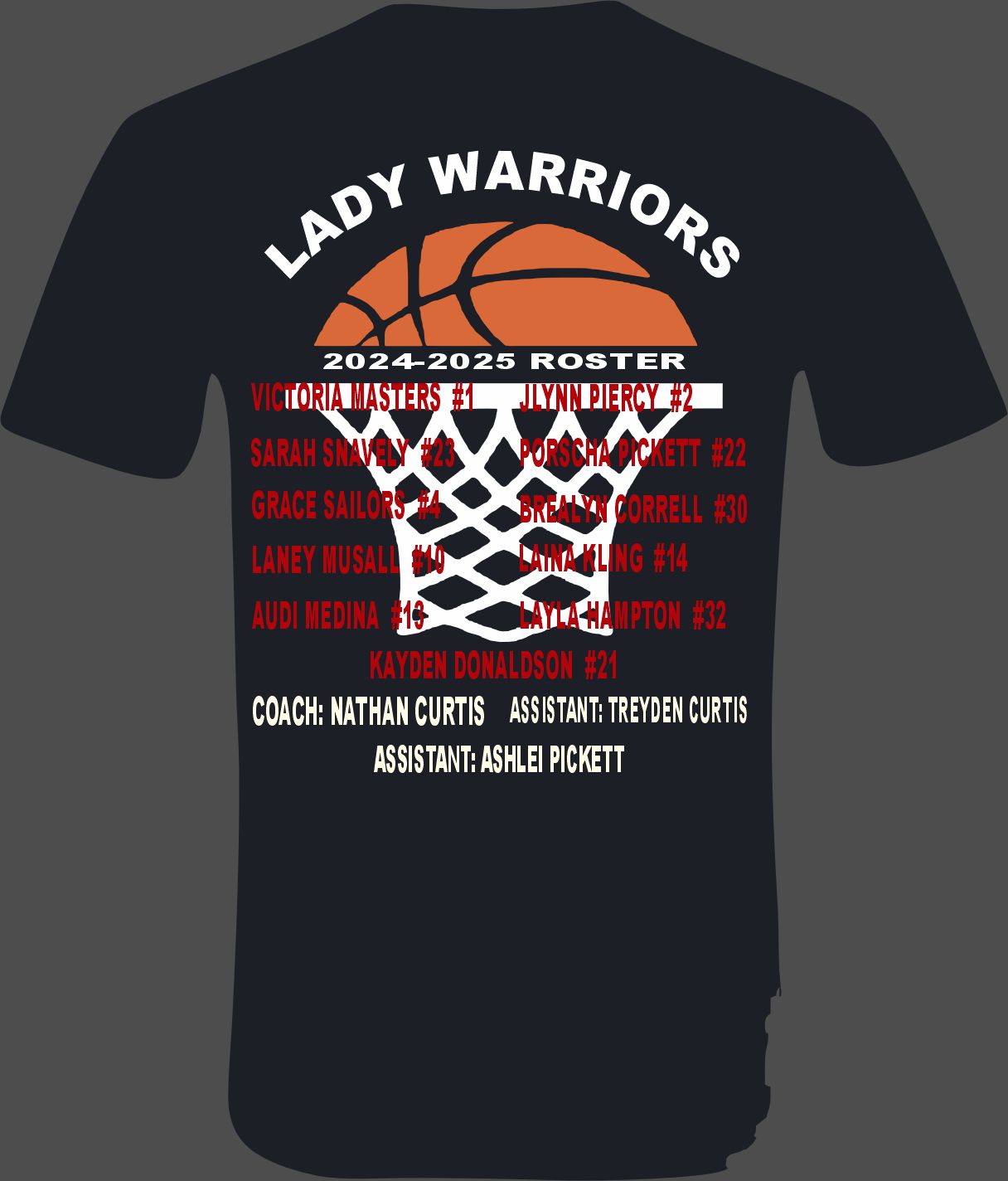 Youth North Miami Girls Varsity Sectional Championship T-Shirt