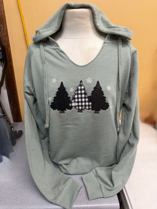 Beach Fleece Hoody (Sage Green) S-4X