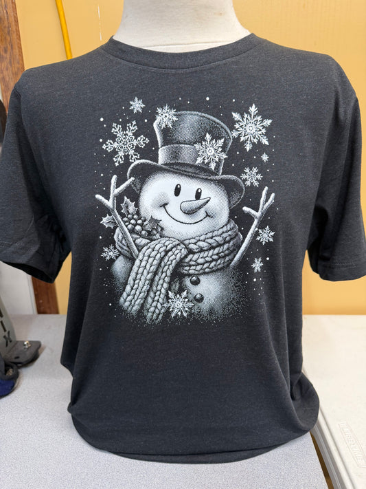 Black Magical Snowman T-Shirt SM-4X