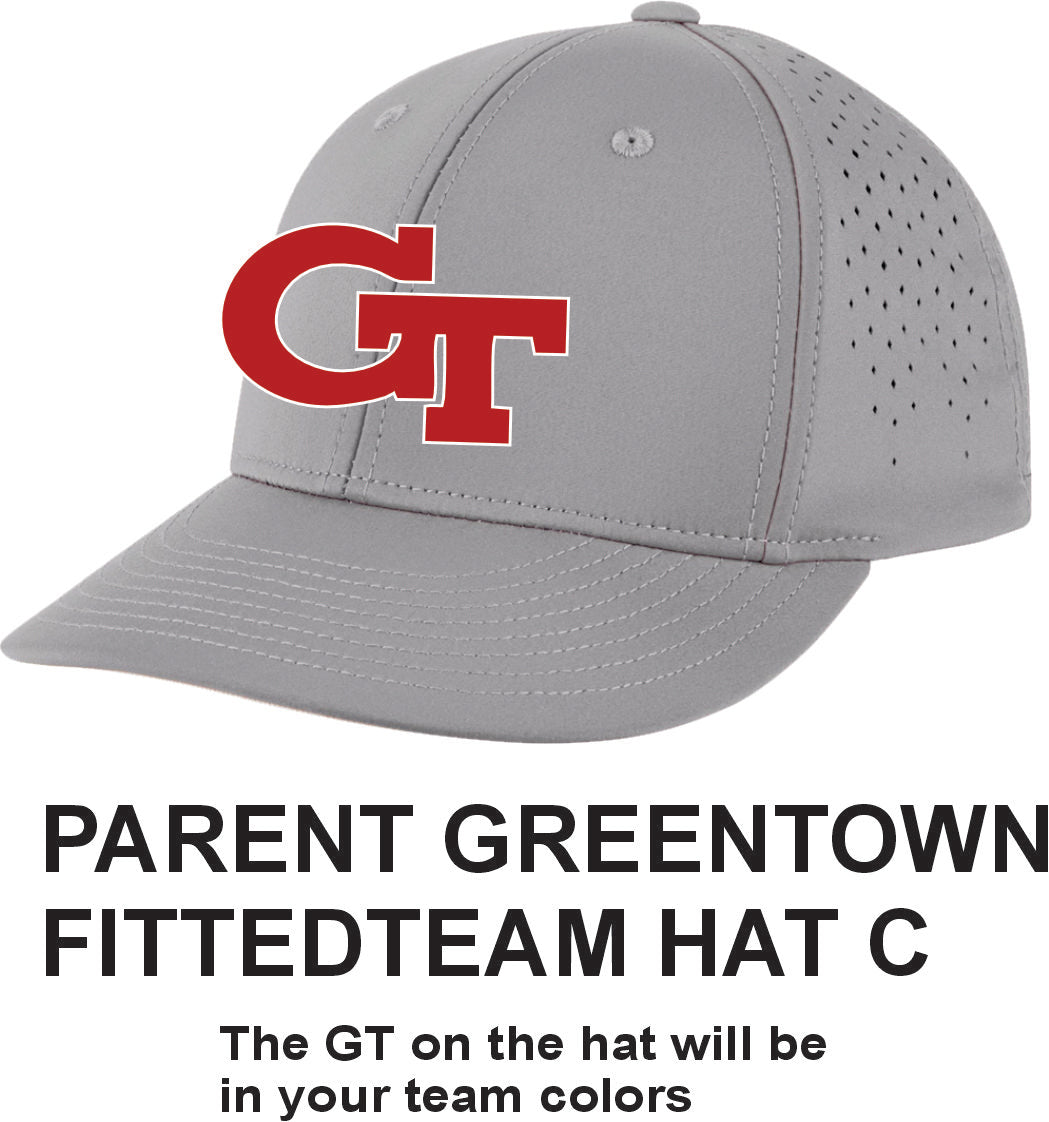 GREY PARENT TEAM HAT FITTED