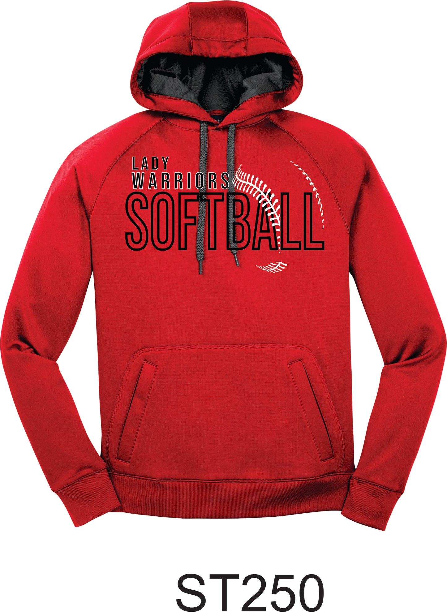 2026  GIRLS SOFTBALL DRI FIT HOODY 2