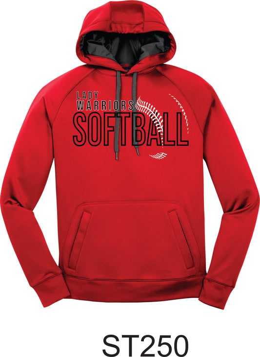 2026  GIRLS SOFTBALL DRI FIT HOODY 2