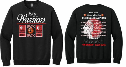 2026 LADY WARRIORS REGIONAL CHAMPIONSHIP CREW