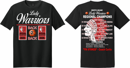 2026 LADY WARRIORS REGIONAL CHAMPIONSHIP T-SHIRT