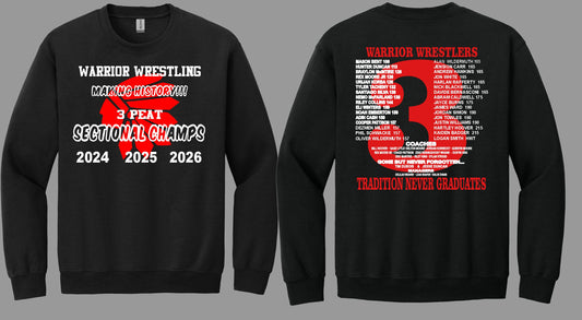 2026 3 PEAT SECTIONAL TEAM CHAMPIONSHIP CREW