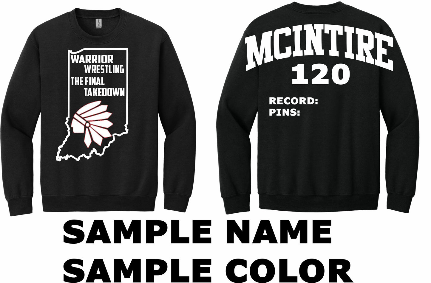 2026 WRESTLING INDIVIDUAL RECOGNITION GARMENT