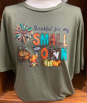 DTF  Small Town T-Shirt SM-3X