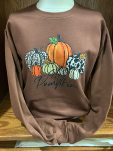 Hey Pumpkin Crew Sweatshirt  S-4X