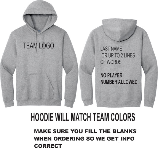 T-BALL TEAM HOODIE SWEATSHIRT