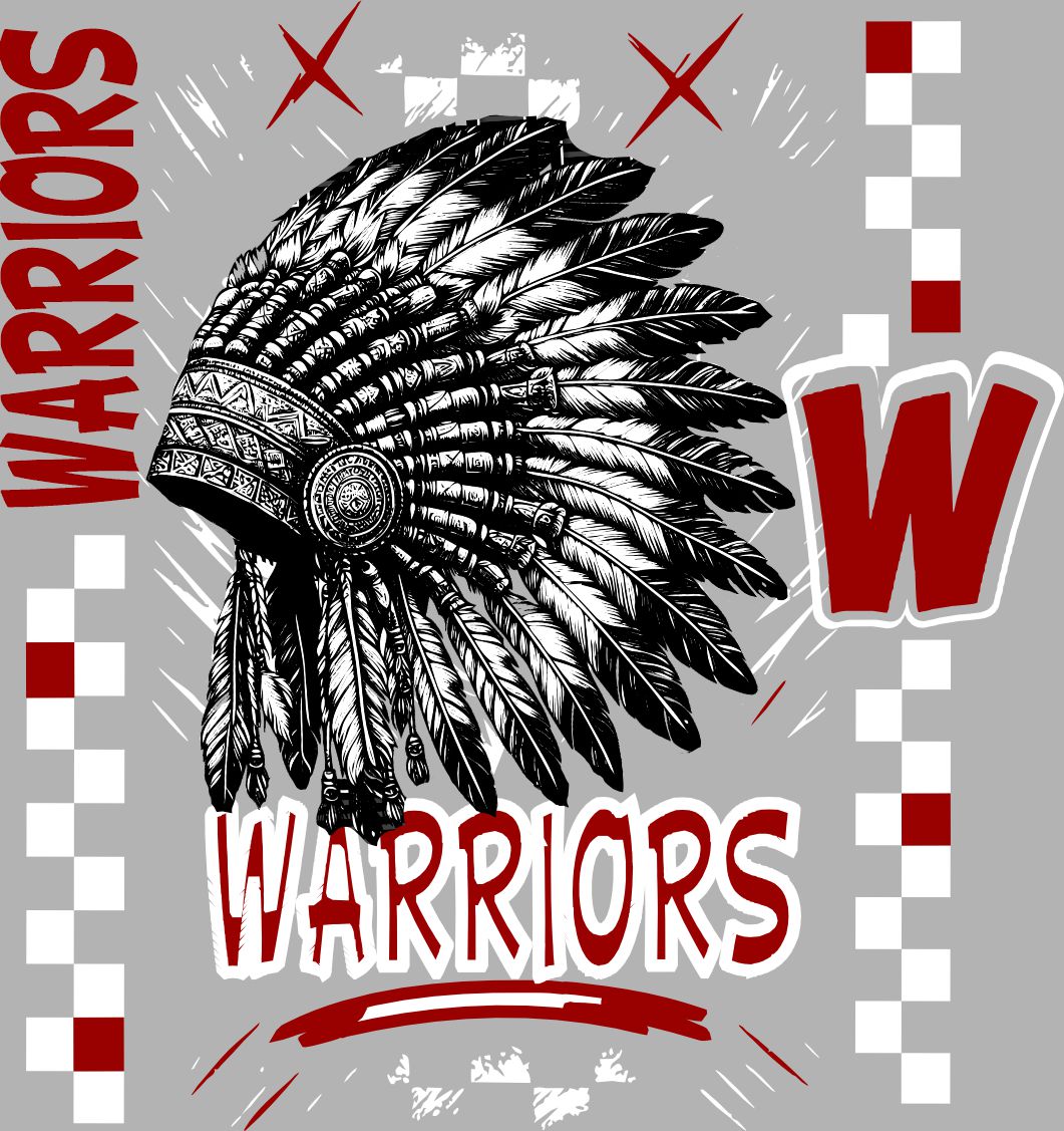 2025 WARRIOR FULL HEADDRESS BLACK