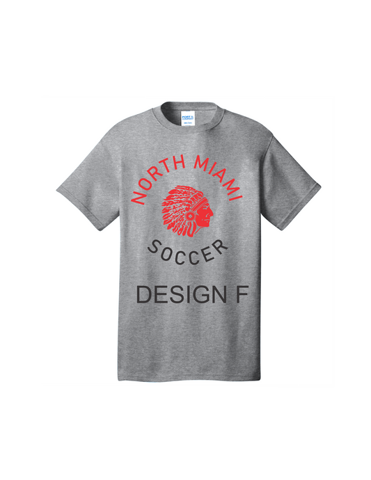 Grey Port & Company® Core Cotton Tee YOUTH XS-XL, ADULT S-3X (6 AVAILABLE DESIGNS)
