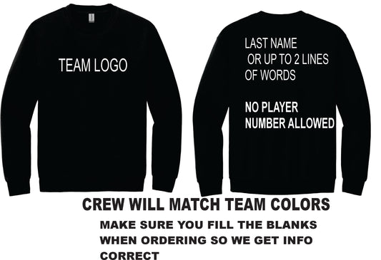 T-BALL TEAM  CREW SWEATSHIRT