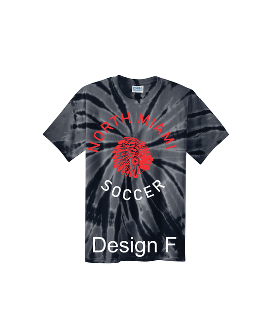 Black Port & Company® Tie-Dye Tee Youth S-XL, Adult S-3X (6 AVAILABLE DESIGNS)