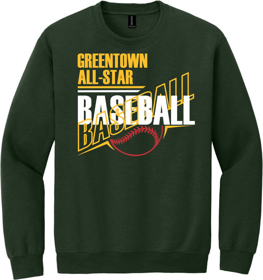 GREENTOWN ALL-STARS CREW SWEATSHIRT GREEN
