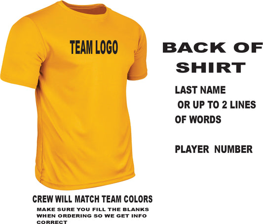 ROOKIE TEAM (DRI FIT)  T-SHIRT