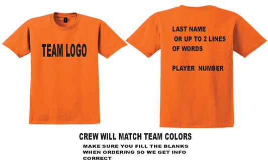 MINOR LEAGUE TEAM COTTON T-SHIRT