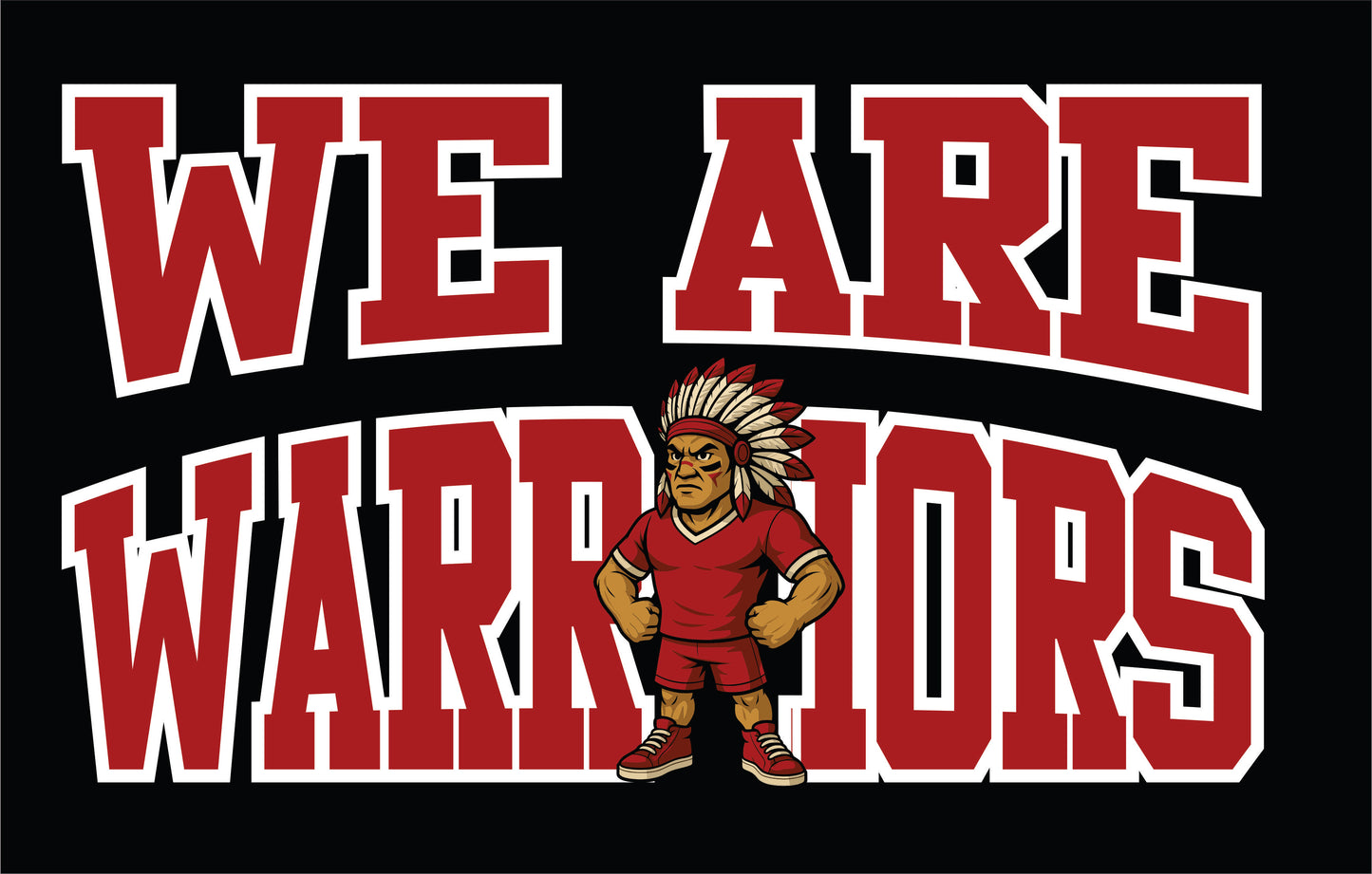2025 WE ARE WARRIORS BLACK