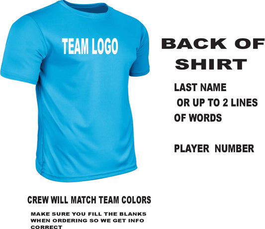 MINOR LEAGUE TEAM (DRI FIT)  T-SHIRT
