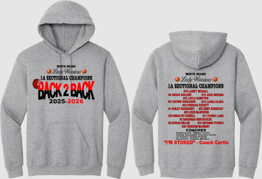 2026 LADY WARRIORS SECTIONAL CHAMPIONSHIP HOODY