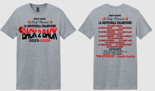 2026 LADY WARRIORS SECTIONAL CHAMPIONSHIP T-SHIRT